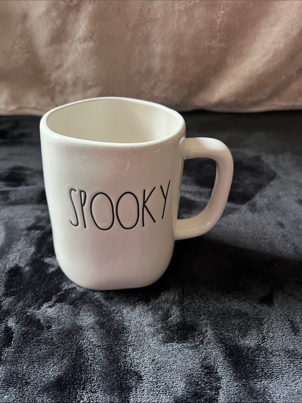 White 'Spooky' Ceramic Mug - Home Dining